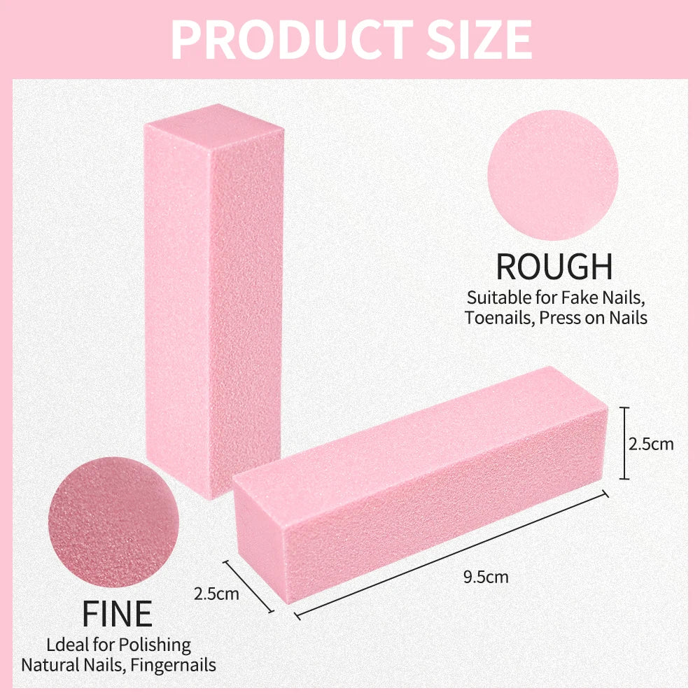 10-Pack Nail Buffer Block Polishing File | Manicure & Pedicure Nail Buffer Block PRIMED