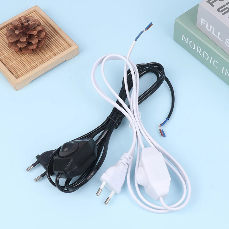 EU Plug 1.8M Dimmer Extension Cord for Table Lamp 220V Dimmer Extension Cord PRIMED
