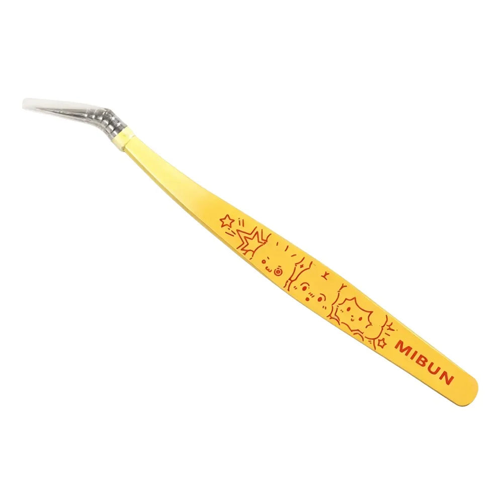 Anti-Static Curved Eyelash Extension Tweezers | Cartoon Design Eyelash Tweezers PRIMED Style 1