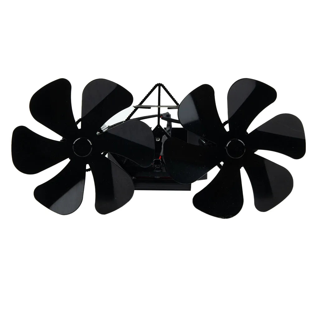 Thermal Fireplace Fan – 12-Blade Wall Mount | 160-200 CFM
