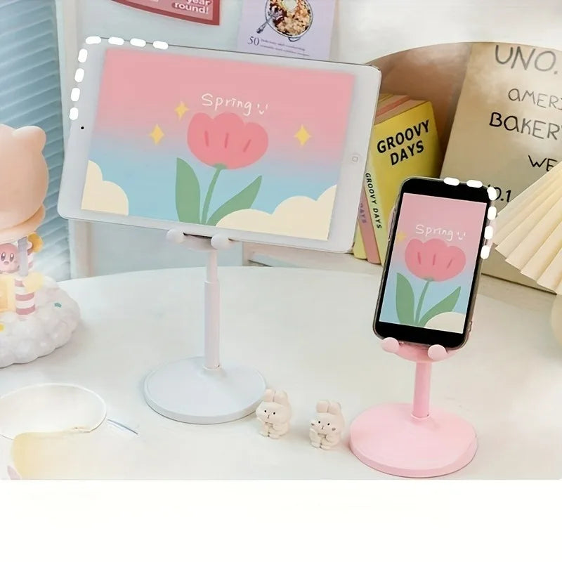 Cute Rabbit Phone & Tablet Stand – Adjustable Height Holder Phone Tablet Stand PRIMED