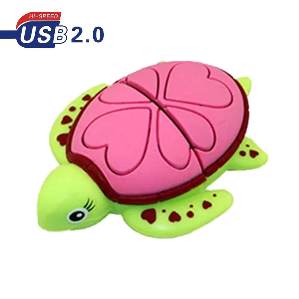 Cute Animal USB Flash Drive Turtle Fish Dolphin 4GB–128GB Novelty USB Flash Drive PRIMED 8 GB Style12