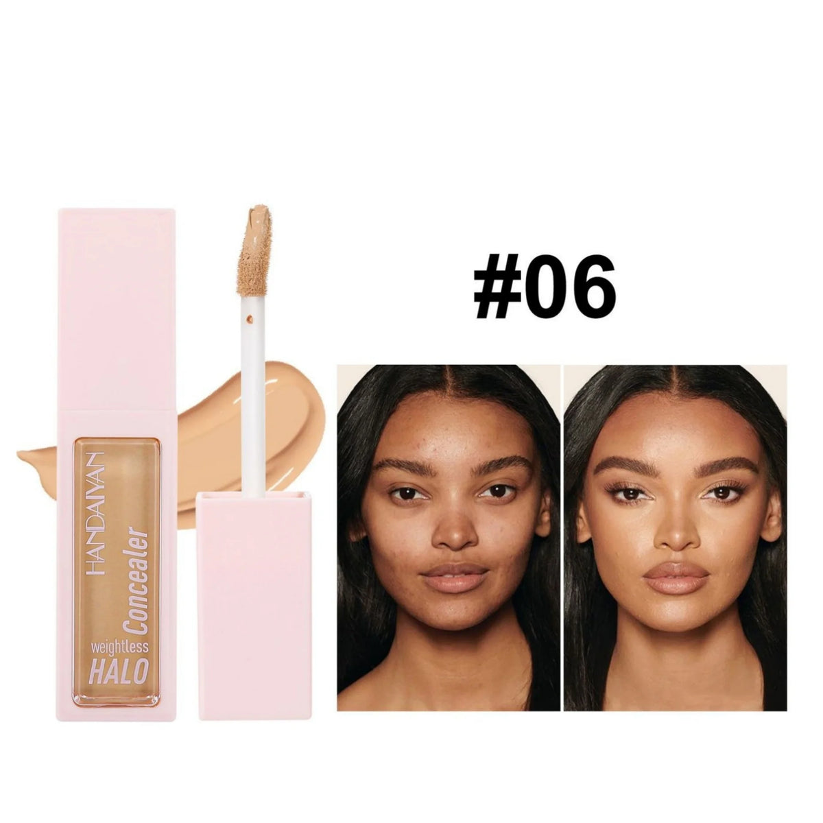 Handaiyan Matte Liquid Concealer – Full Coverage, 8 Shades