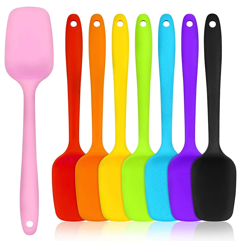 LMETJMA 28cm Silicone Spoonula – Heat-Resistant Flexible Spatula Silicone Spatula PRIMED
