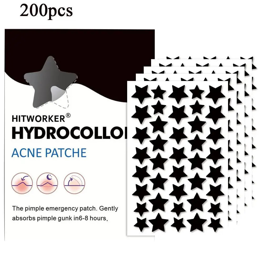 Star Shaped Hydrocolloid Acne Patches 200/400 Pcs | Alcohol-Free