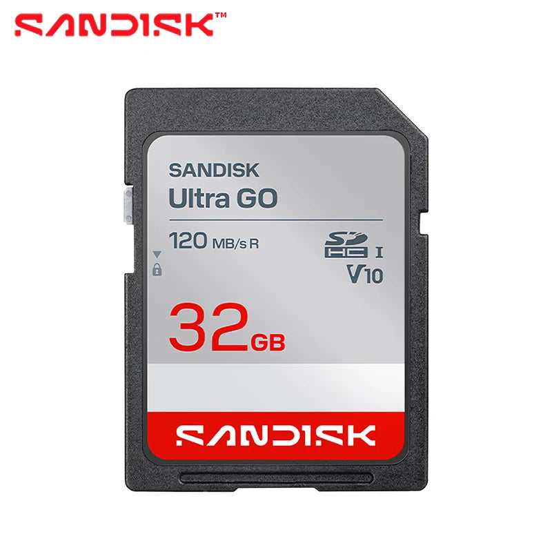 SanDisk Ultra GO SD Card V10 UHS-I | 32GB 64GB 128GB SD Memory Card PRIMED 32GB