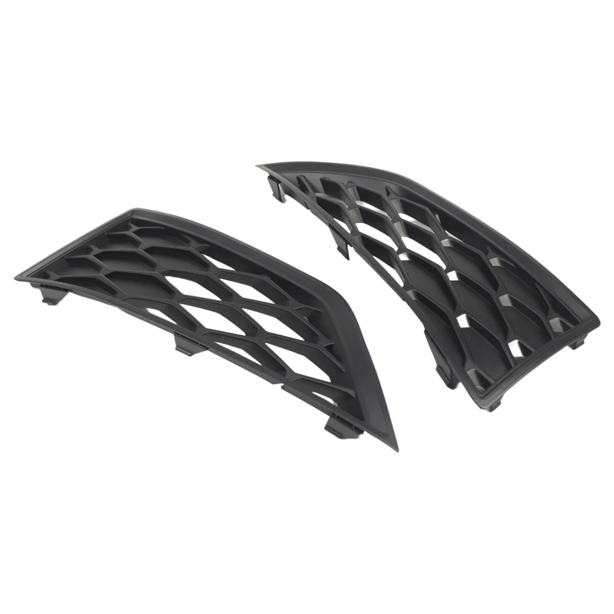 SEAT Leon Cupra Fog Light Grille Bezel Pair 2012–2017 | ABS Bumper Grille Cover PRIMED