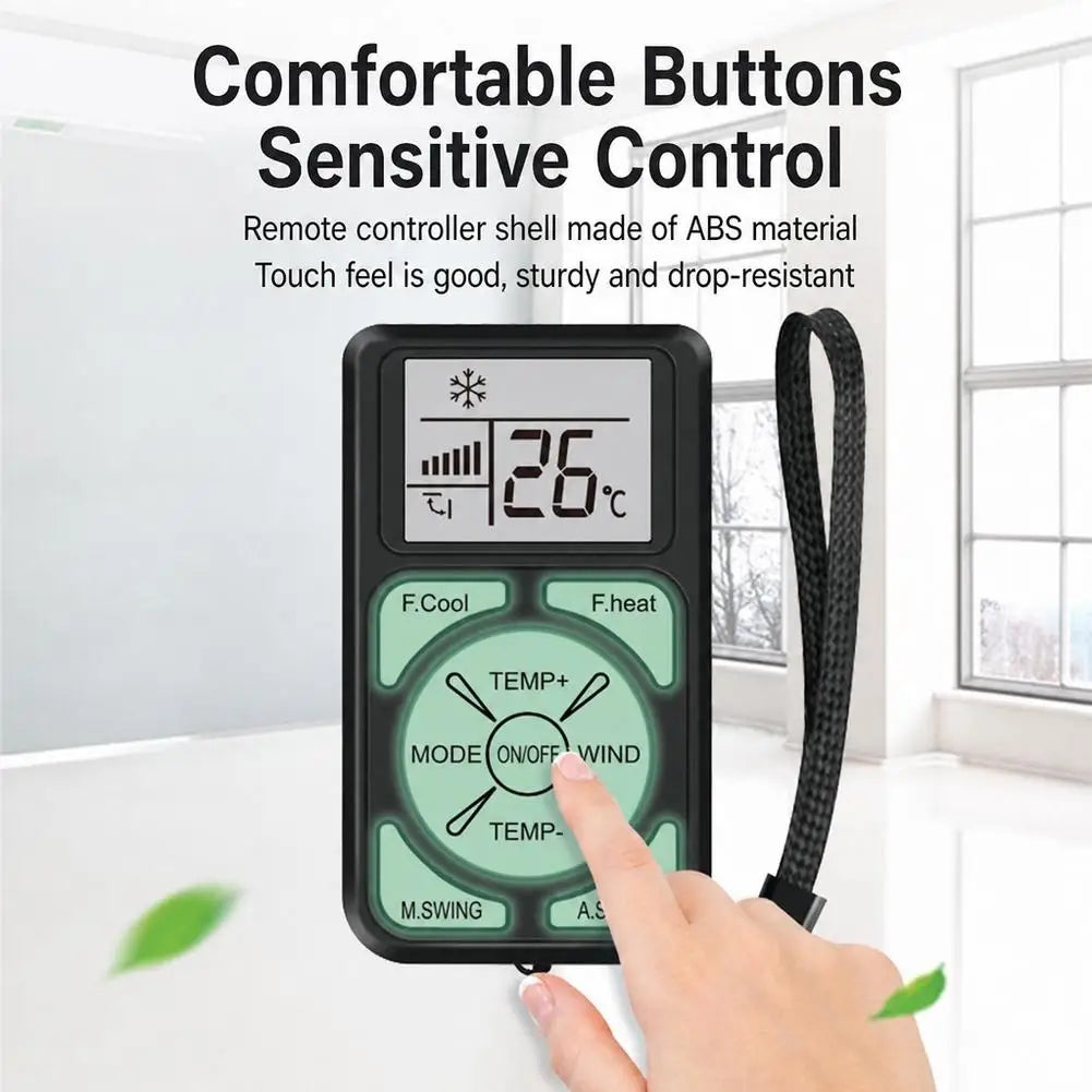 Universal AC Remote Control Q58 LCD 1000-in-1 IR Transmitter