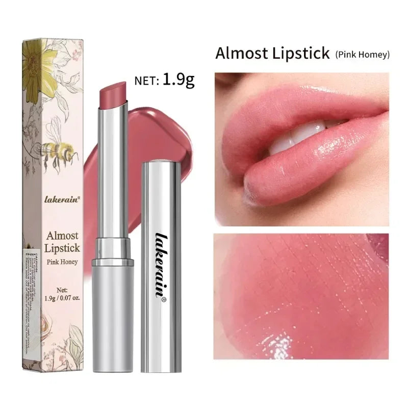 Black Honey Tinted Lip Balm – Moisturizing Plumping Stick Tinted Lip Balm PRIMED 1Pcs Pink Honey