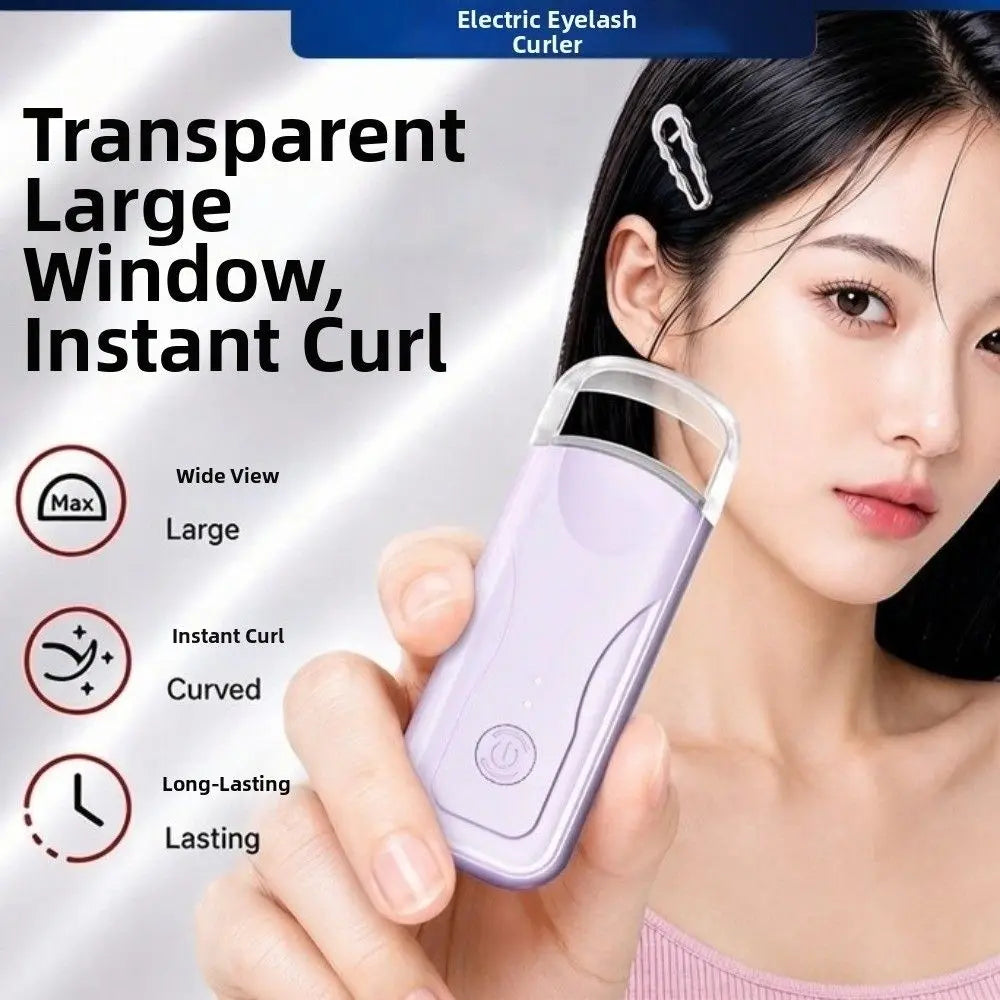USB Electric Heated Eyelash Curler – Fast Heat, Long-Lasting Lift
