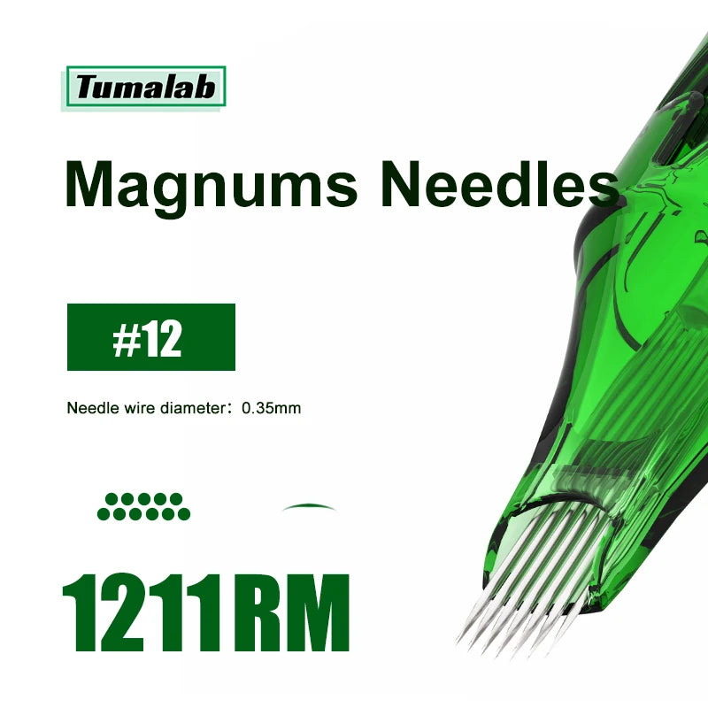 TUMAlab Tattoo Cartridge Needles – Sterilized 50+ Configs