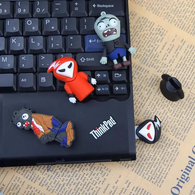 Cartoon USB Flash Drive 2.0 Silicone Pendrive 32GB 64GB Gift USB Flash Drive PRIMED