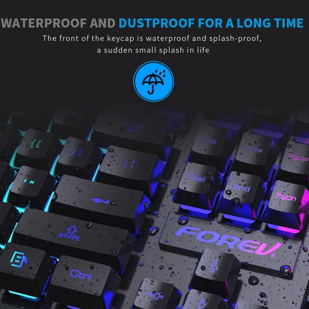 104-Key RGB Wired Mechanical Gaming Keyboard | USB Backlit Gaming Keyboard PRIMED