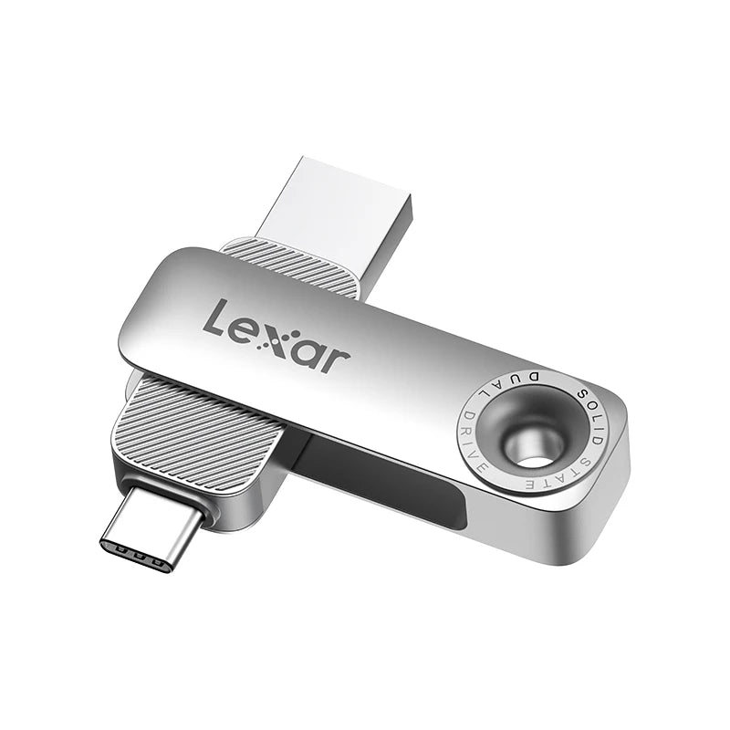 Lexar JumpDrive D50E USB 3.2 Type-C Dual Flash Drive 400MB/s USB Flash Drive PRIMED Metal U Disk D50E 128 GB