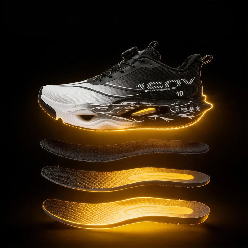 LETCOMFIT Carbon Plate Racing Shoes Men & Women Carbon Plate Running Shoes PRIMED