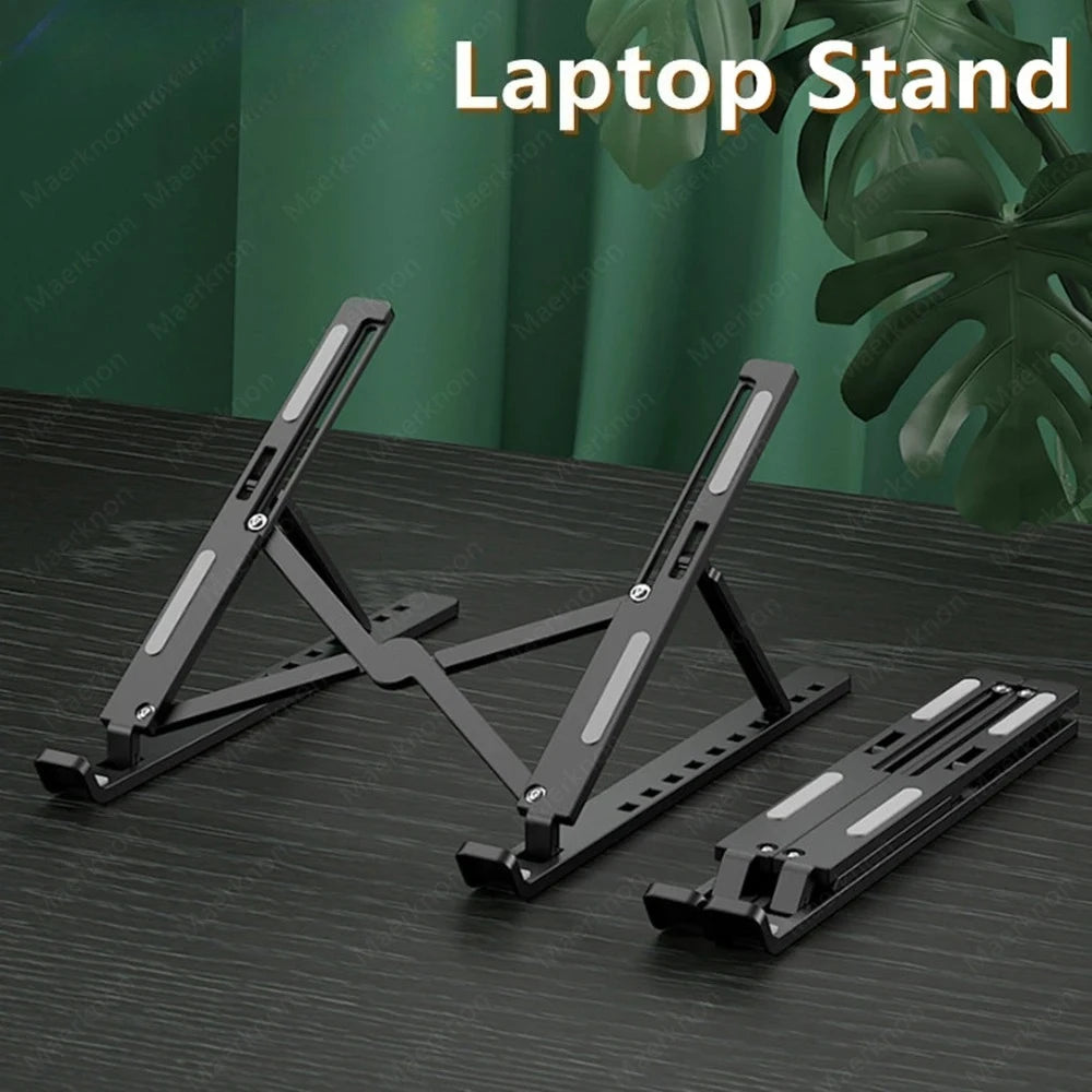 Portable Foldable Laptop Stand | Adjustable ABS Desk Holder Laptop Stand PRIMED