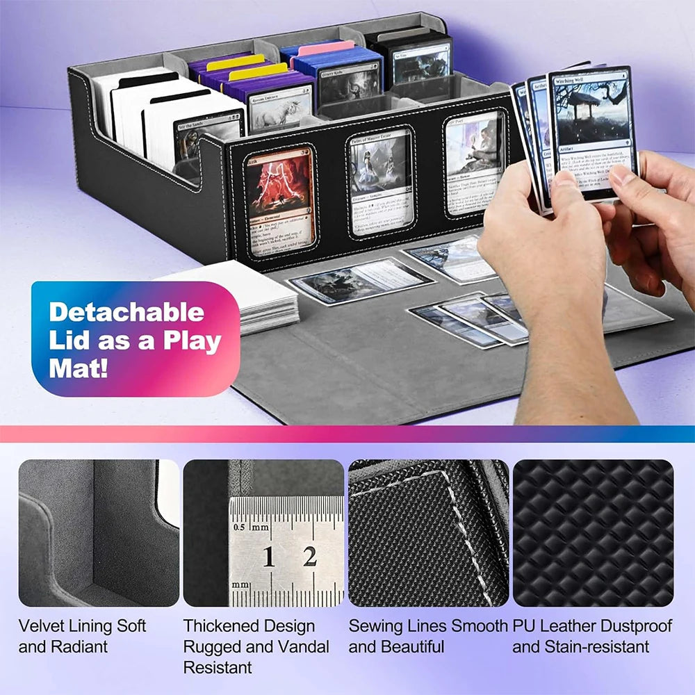 Trading Card Storage Box 3000+ Cards | Commander Deck Case