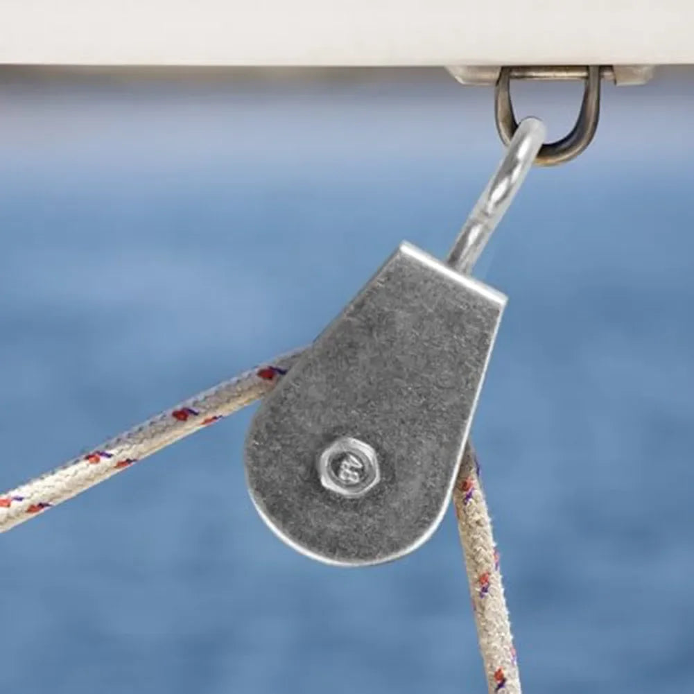 10-Pack 360° Swivel Stainless Steel Pulleys – Heavy Duty