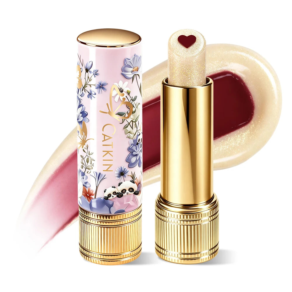 CATKIN Whiffle Dance Tinted Lip Balm – Dual-Core Moisturizer Tinted Lip Balm PRIMED C05 CARAMEL DAZE