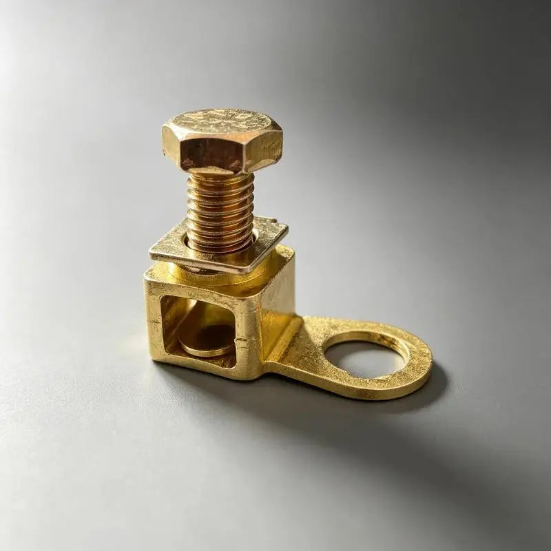 Brass Crimp Wire Terminal | 12–24V High Conductivity Connector Wire Crimp Terminal PRIMED