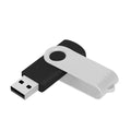 USB 2.0 Flash Drive 4GB–128GB | Metal Memory Stick Pendrive USB Flash Drive PRIMED Silver 8 GB