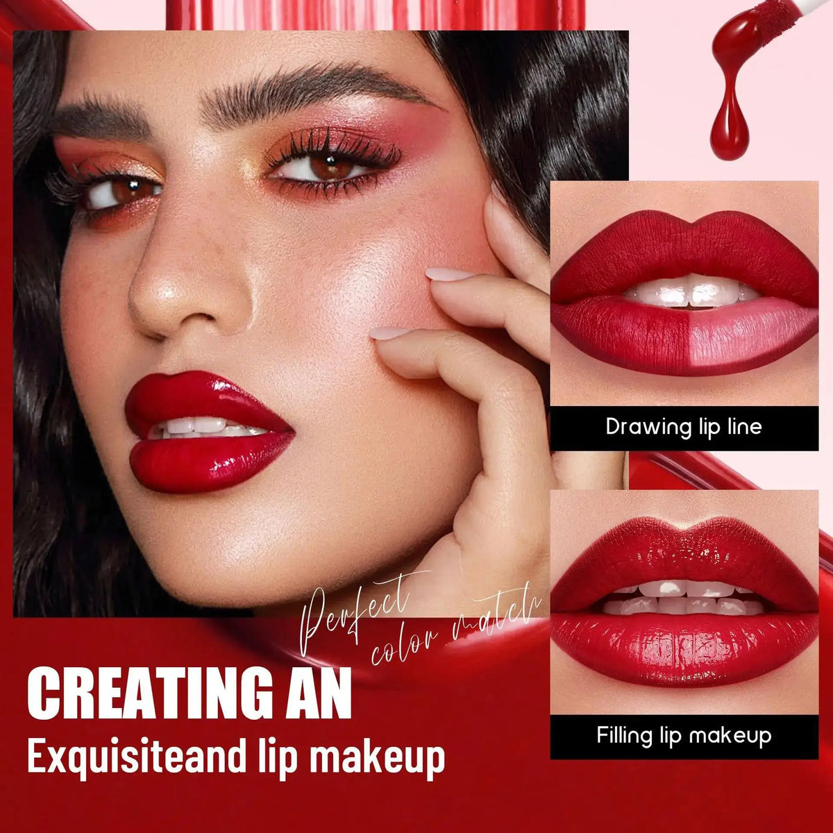Handaiyan 6-Pc Matte Lipstick Set – Waterproof Long-Lasting Lip Makeup Set PRIMED