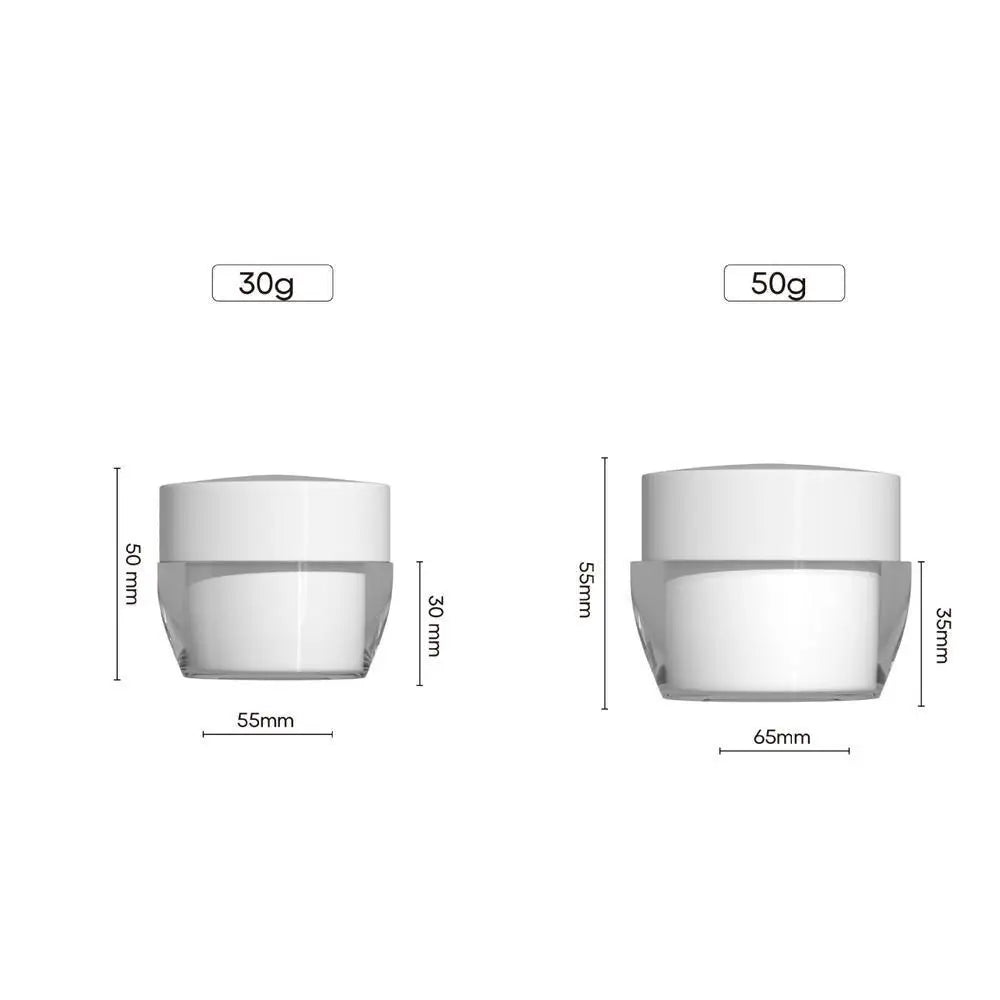 Thick Wall Round Cosmetic Cream Jar – Hair Mask & Face Cream
