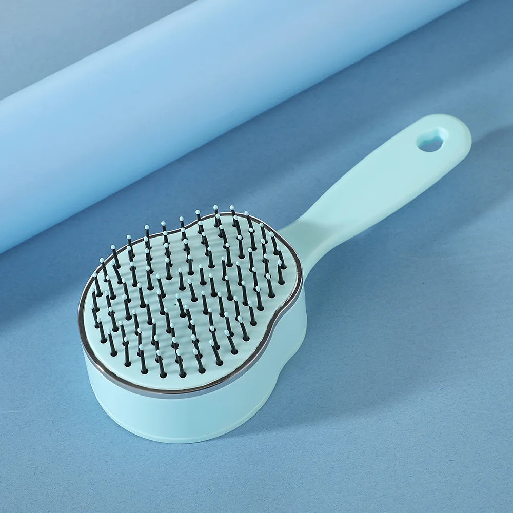 Self-Cleaning Air Cushion Hair Brush – Scalp Massage Comb Hair Brush Comb PRIMED SZ76-blue-02