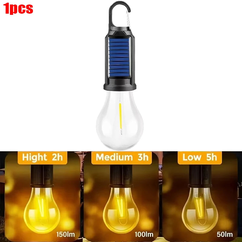 Solar USB Rechargeable LED Camping Lantern | 3 Modes Solar Camping Lantern PRIMED 1Pc
