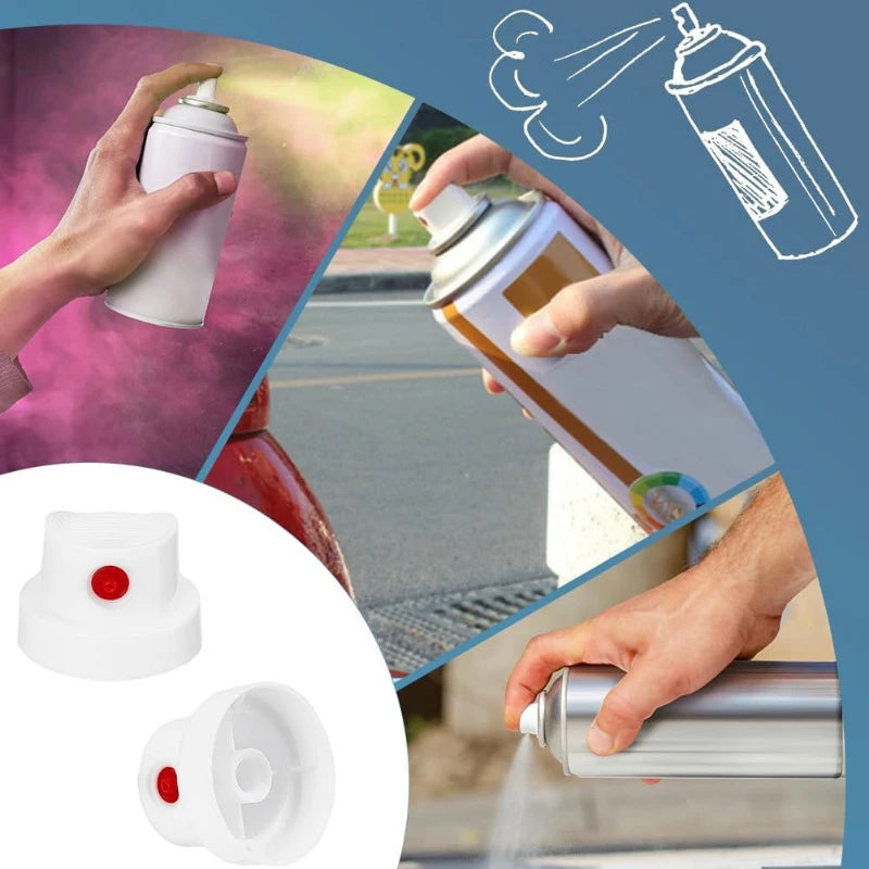 10-Pack Fat Dot Spray Paint Caps – Aerosol Nozzle Replacements