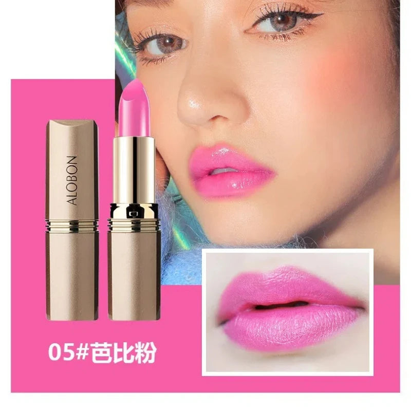 10-Color Matte Velvet Lipstick – Waterproof 24H Long-Lasting