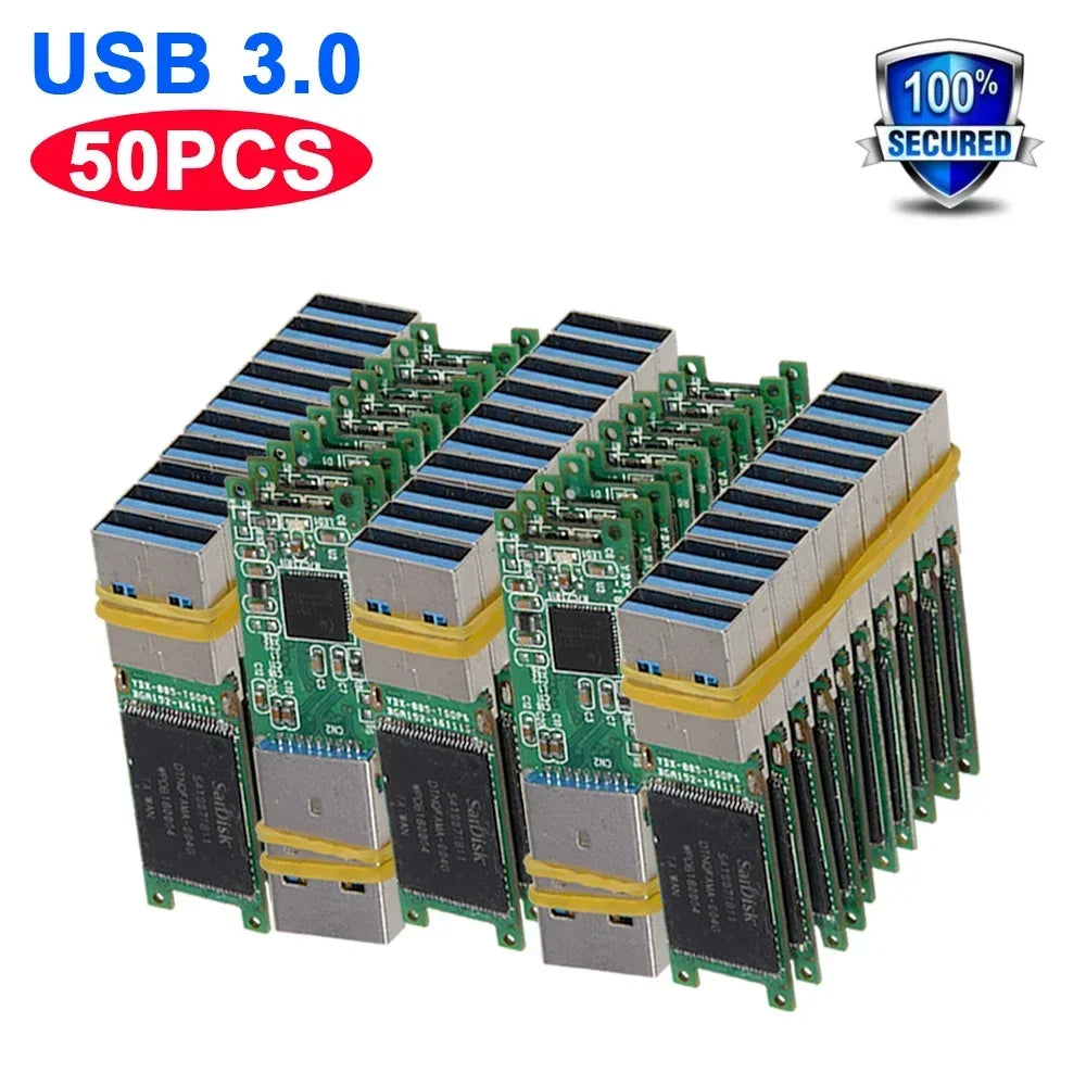 USB 3.0 PCB Flash Drive 4GB–128GB | Semi-Finished Wholesale USB Flash Drive PRIMED