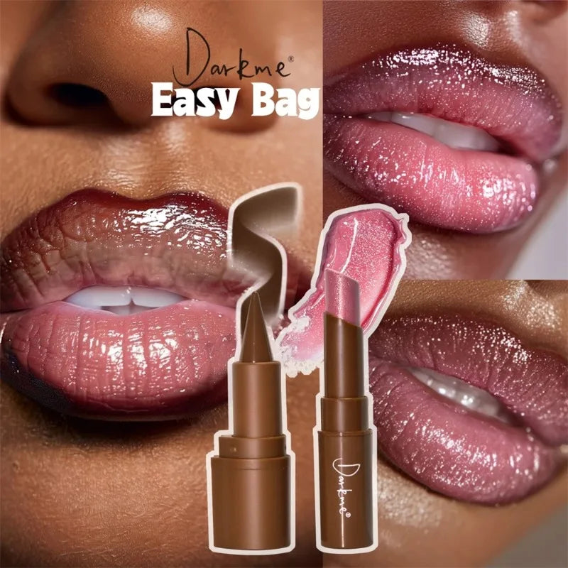 Matte Lip Liner & Pearlescent Lipstick Set – Long-Lasting Duo