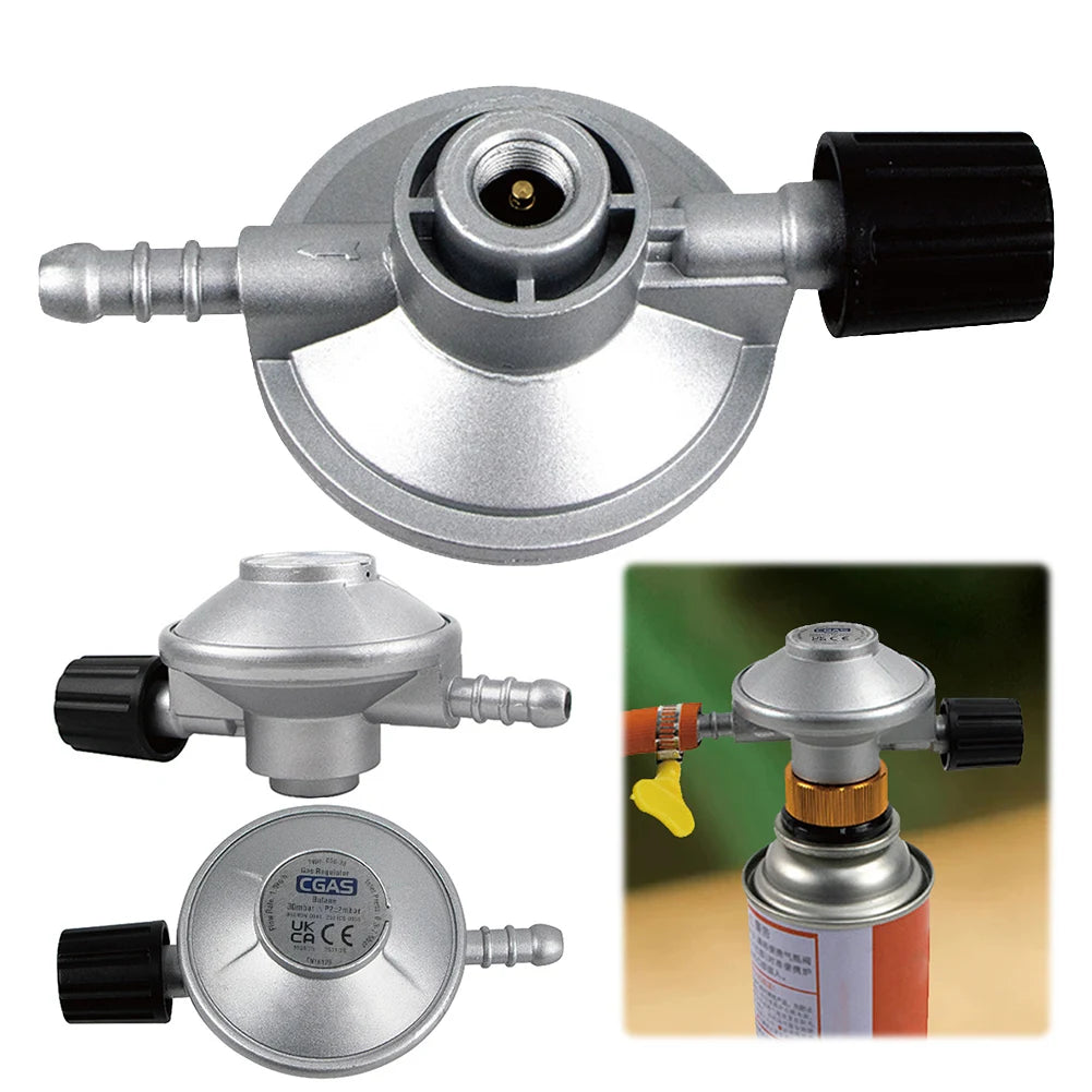 Low Pressure Propane Gas Regulator Kit – 7/16" Barb Hose Gas Regulator Kit PRIMED