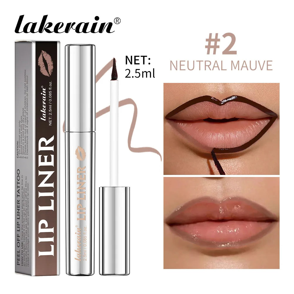 Peel Off Matte Lip Liner Pencil – Waterproof & Long Lasting