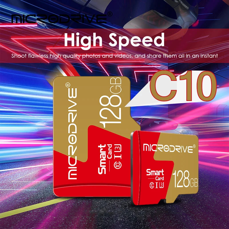 MicroDrive Micro SD Card Class 10 UHS-I | 8GB to 256GB Micro SD Card PRIMED