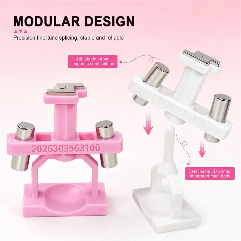 360° Rotating Cat Eye Nail Magnet – Glass Bead & 3D Gel Effect Nail Art Magnet Tool PRIMED