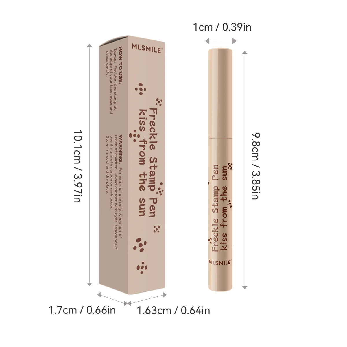 Waterproof Freckle Stamp Pen – Natural Faux Freckles Makeup
