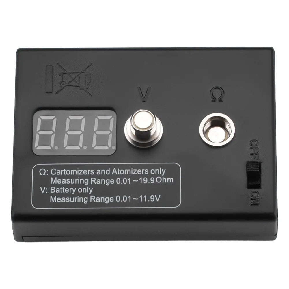 LED Digital Resistance Tester 0.01–19.9Ω | Portable Meter Digital Resistance Meter PRIMED