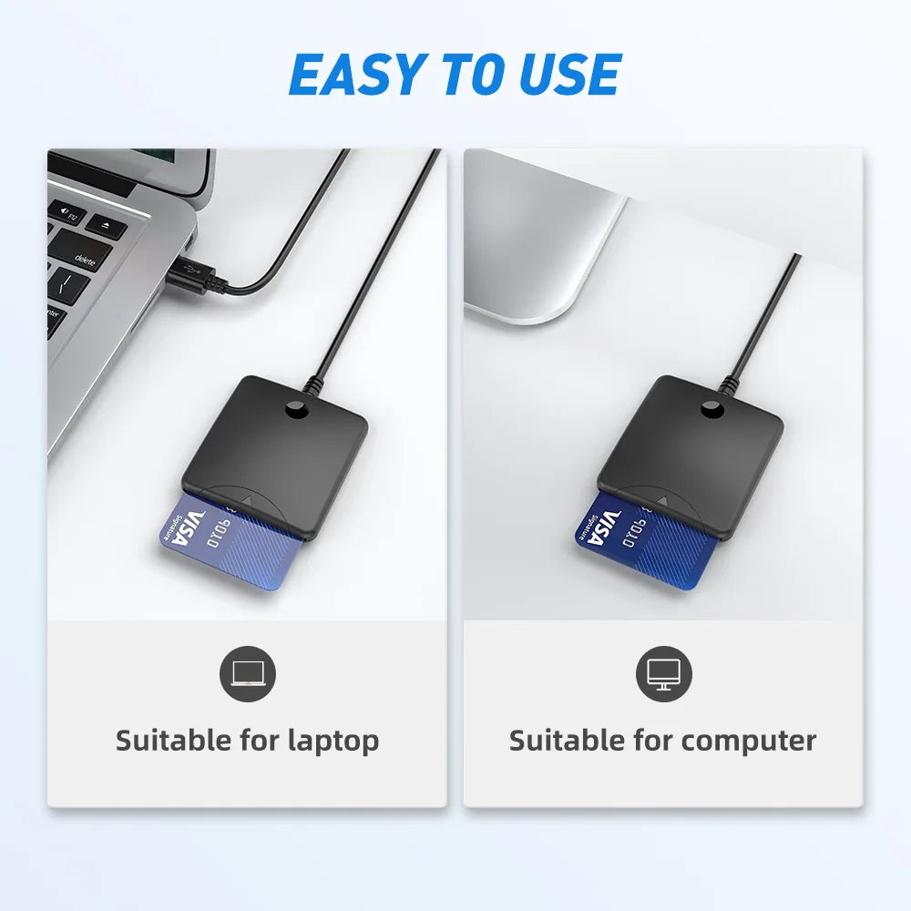 UTHAI 4-in-1 USB 3.0 Card Reader – CF MS SD TF | Mac & PC USB Card Reader PRIMED