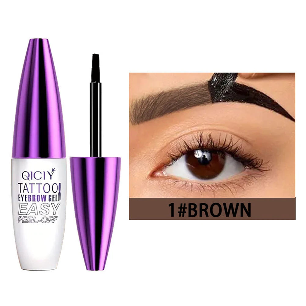 Waterproof Peel-Off Eyebrow Tint Gel – Semi-Permanent Brow Dye