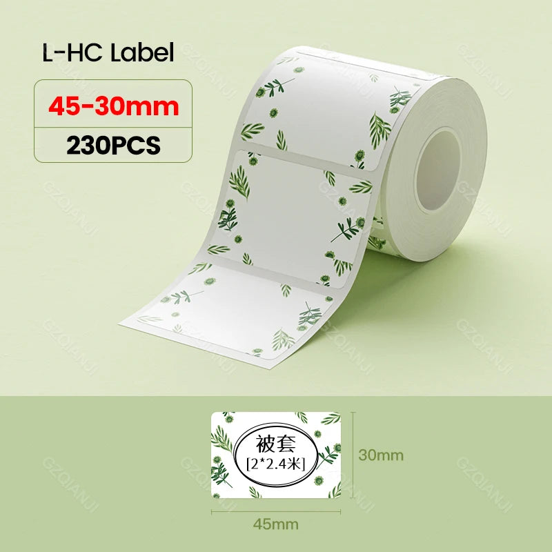 NiiMBOT Thermal Label Roll – Waterproof Round Stickers B1 B21 Thermal Label Roll PRIMED LHC 45-30mm