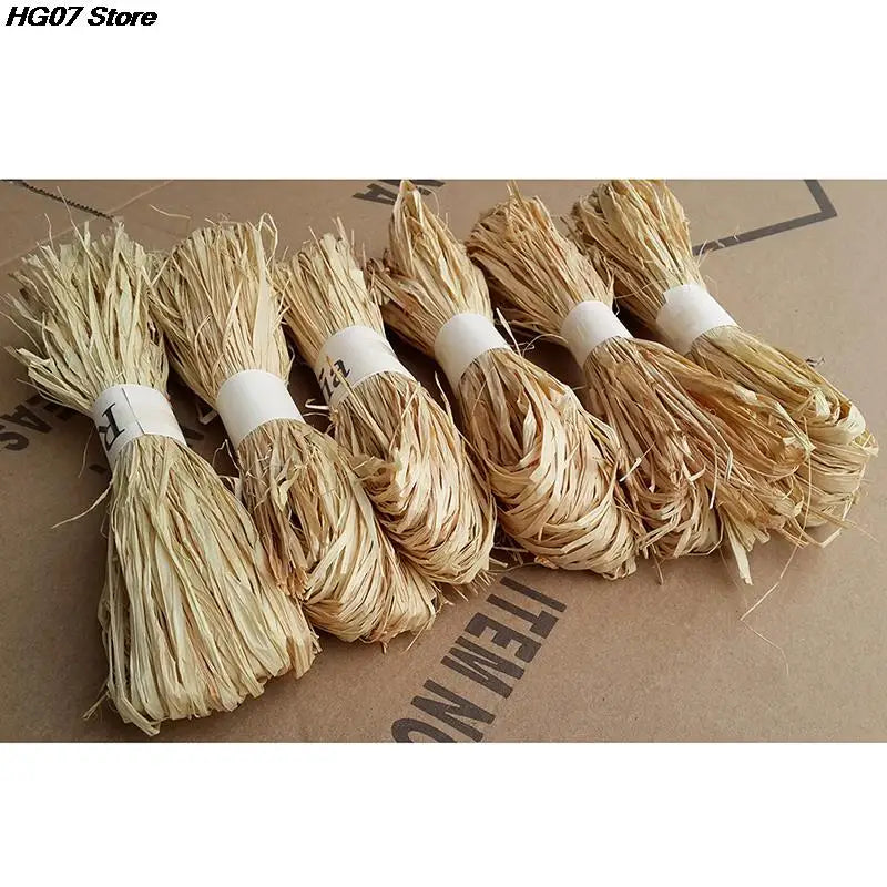 Natural Raffia Rope 50pcs – DIY Gift Wrapping & Party Decor