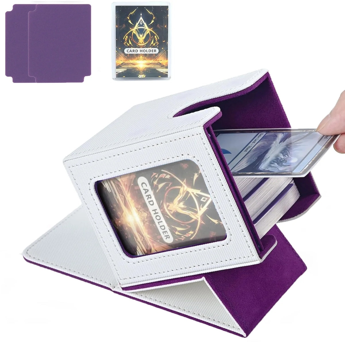 MTG Commander Deck Box – Holds 100+ Double-Sleeved Cards Card Deck Box PRIMED 16
