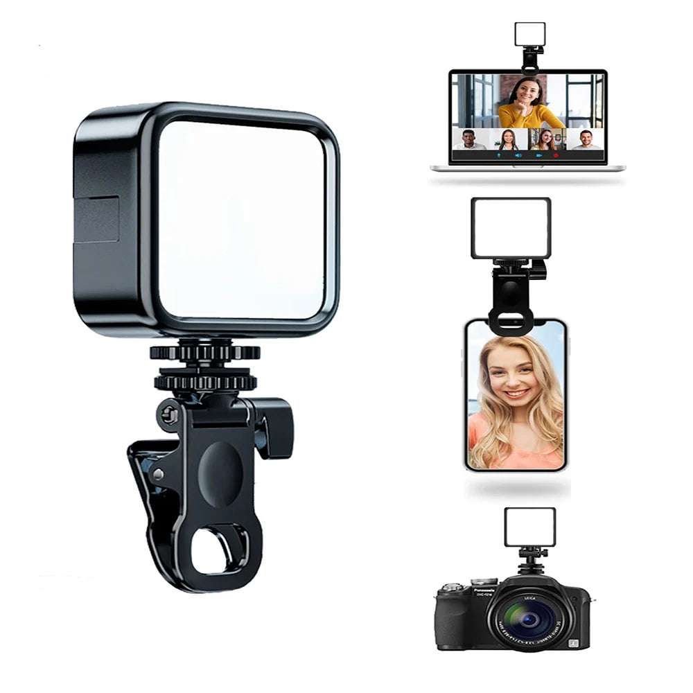Portable Clip-On LED Selfie Ring Light for Phone & Laptop LED Selfie Ring Light PRIMED