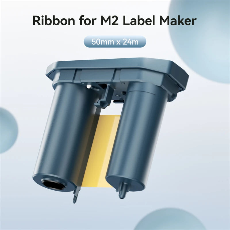 Niimbot M2 300DPI Portable Thermal Transfer Label Printer Thermal Label Printer PRIMED Only Ribbon Yellow