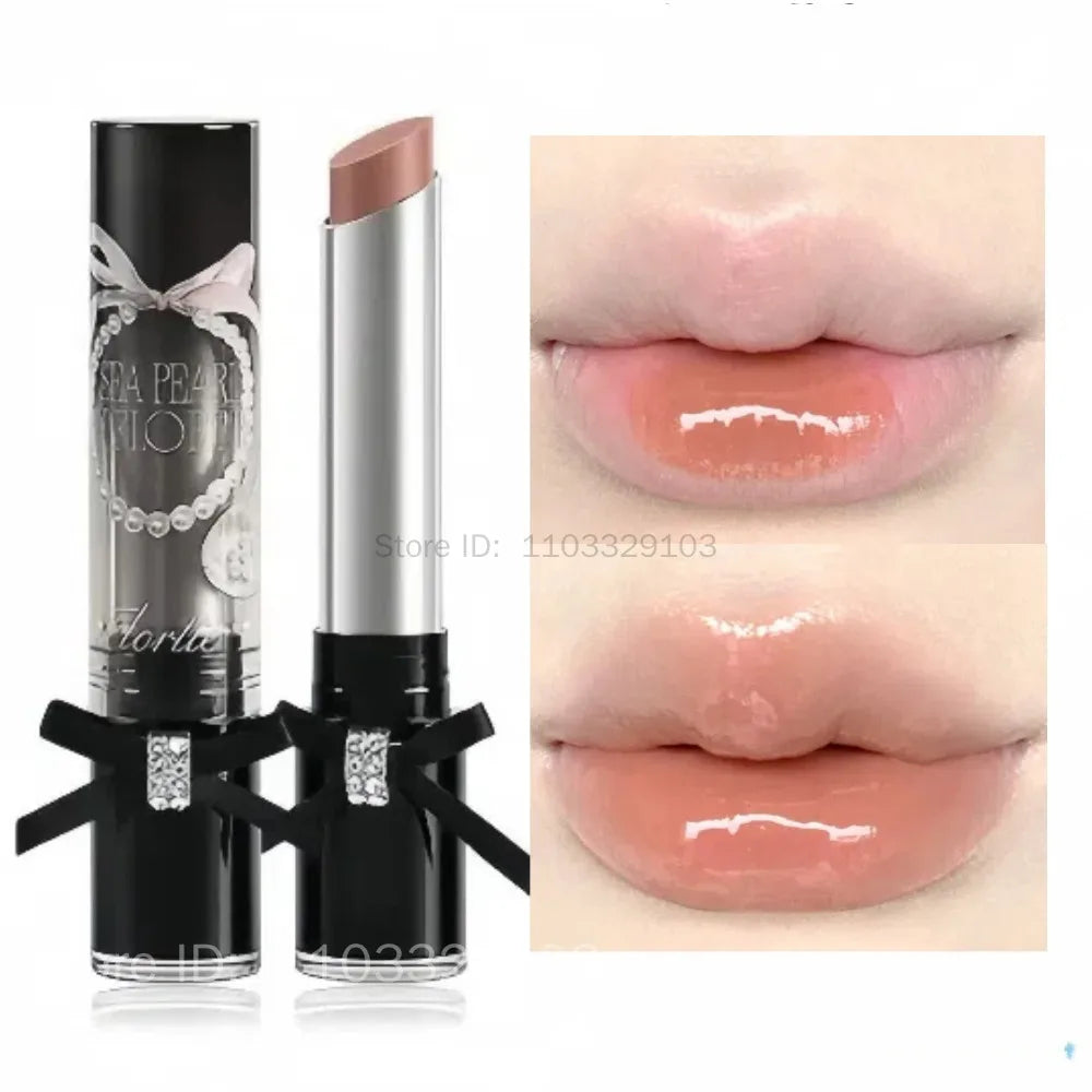 FLORTTE Glass Sea Solid Lip Gloss – Mirror Finish Lip Glaze Solid Lip Gloss PRIMED