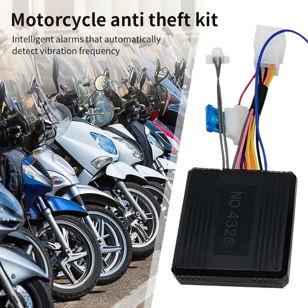 12V Motorcycle Anti-Theft Alarm System with Remote Control Motorcycle Security Alarm PRIMED