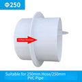 PVC One-Way Check Valve for 250mm Exhaust Vent Ducts