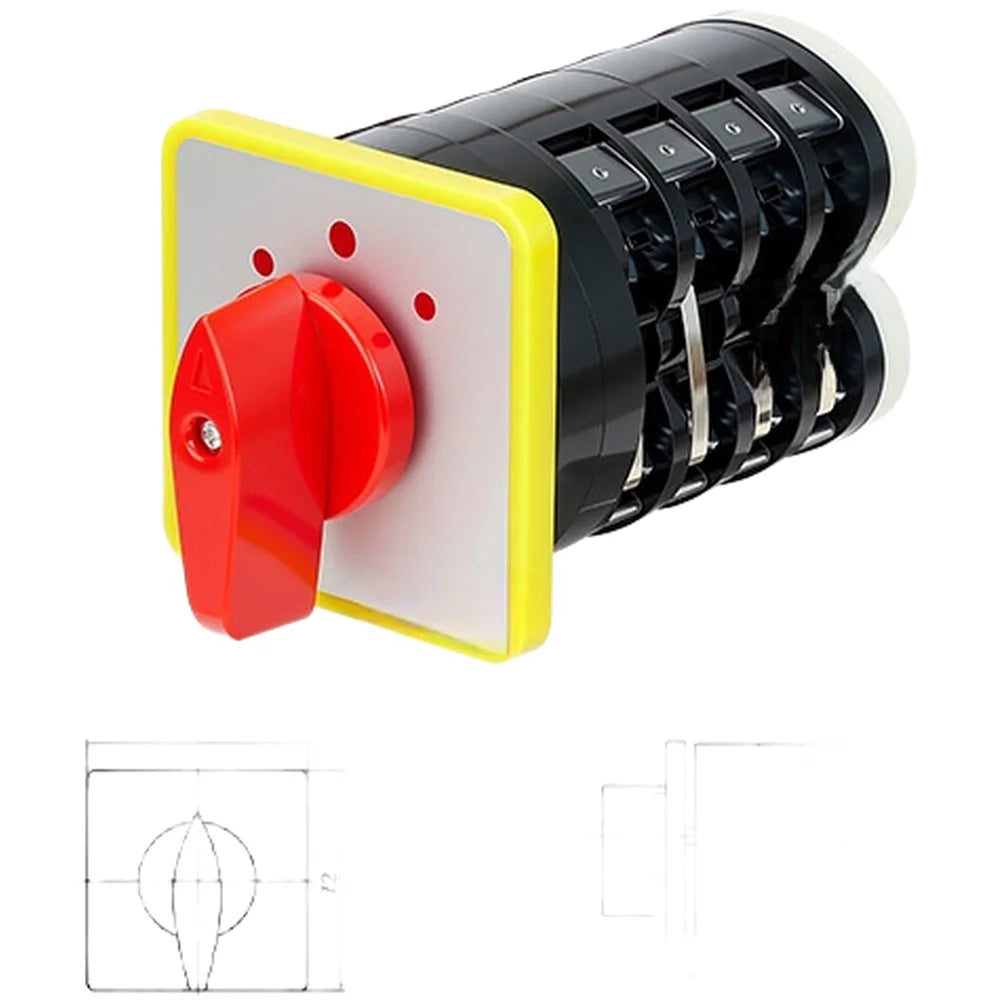 LW5D-16 Rotary Selector Switch | 3-Speed 4-Section Changeover Rotary Selector Switch PRIMED China Mainland